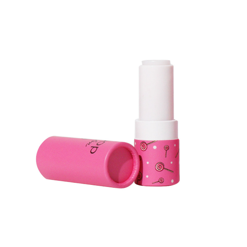 Natural Deodorant Kraft Cardboard push-up Tube Packaging for Lip balm&body balm lipsticks