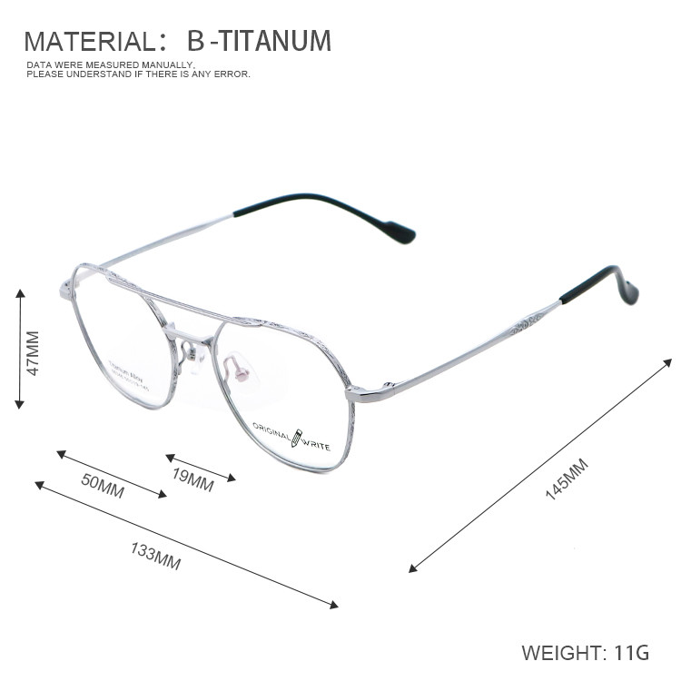Lghtweight And Comfortable Β Titanium Glasses Frame Unisex 66346