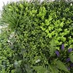Anti UV Plastic Artificial Green Walls Hedge Boxwood Panels Plant Vertical For