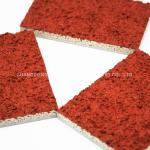 UV Resistant Red Tartan Running Track PU Material Athletics Use