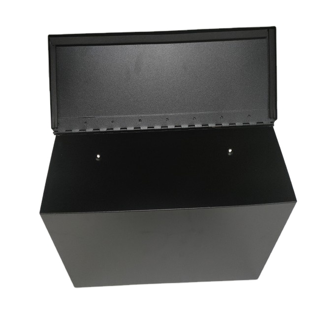 Black Wall Mount Mailbox Sleek Design and Durable Construction for Outdoor Spaces