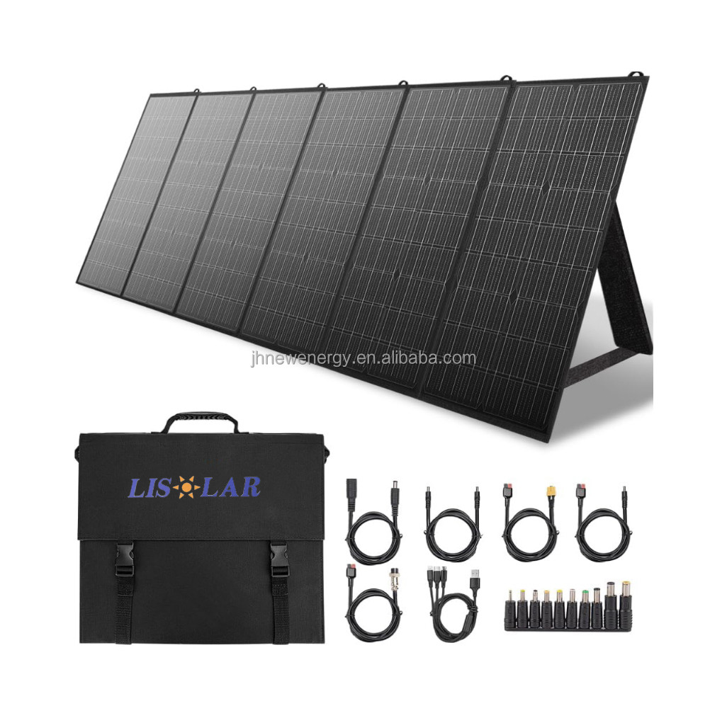 6-8 Hours Charging Time Foldable Camping Briefcase Solar Charger With Monocrystalline Silicon Solar Panel
