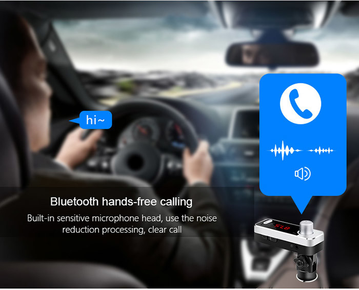 Noise Suppression Universal Smartphone Charger For All Types Vehicles