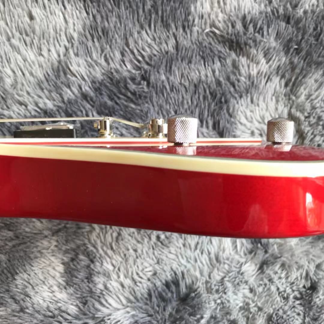 Custom Grand Musicman Left-Handed Version Style Electric Guitar in Red