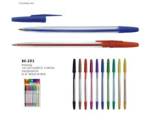 Quality classical office ball pen, opp bag, head card, or colored box,blister card packing wholesale