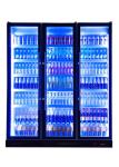 Large Capacity Beer Display Fridge / Glass Door Cold Drink Refrigerator