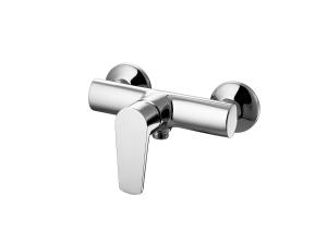Quality Chrome Finish In Wall Shower Mixer Faucet One Piece Body For Bathroom wholesale