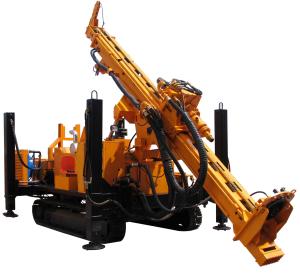 Quality GLF500 280m Depth Rc Drill Rig 110-305 Hole Diameter Diesel Engine Driving wholesale