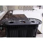 90L Multi Compartment Trash Can