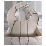 Full Printing Latex Free Customized Marble Silicone Baby Bib For Dinner