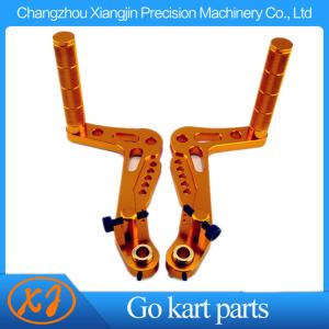 Quality CNC Billet Aluminum racing go kart brake pedal and accelerator Pedal wholesale