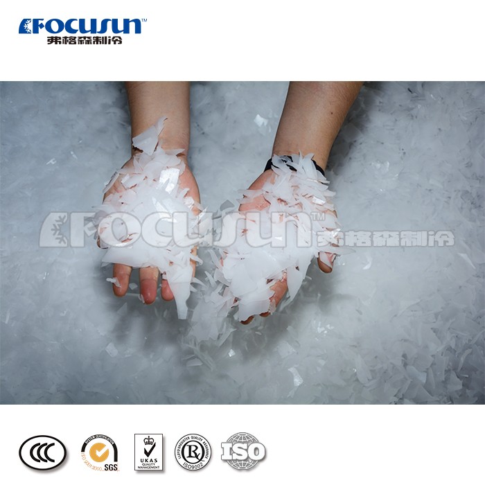 180kw Ice Storage Capacity Focusun 40 Ton/Day Fresh Water Flake Ice Flake Making Machine