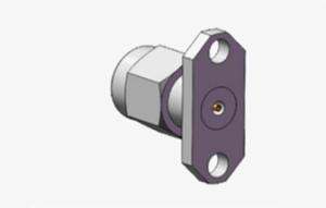 Quality K Male 2.92mm Series Stainless Steel 2-hole Flange RF Coaxial Connector wholesale