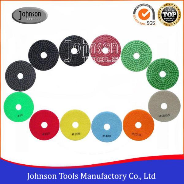 Cheap Circular Shape Wet Granite Polishing Pads , Spiral Diamond Polishing Tools for sale