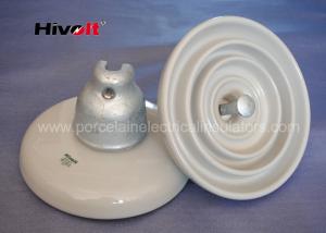 Quality ANSI 52-3 White Disc Suspension Insulator For Distribution Power Lines wholesale