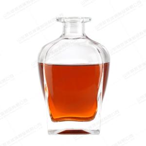 Quality Clear Glass Wine Bottle 350ml 500ml 700ml 1000ml for Wine Personalized Packaging wholesale