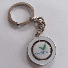 Quality Pad Printing / Offset Pad Printing 1.2mm Promotional Metal Keyrings wholesale