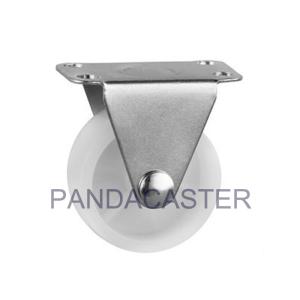 Quality Durable Polypropylene Light Duty Casters White Furniture Castor Wheels wholesale