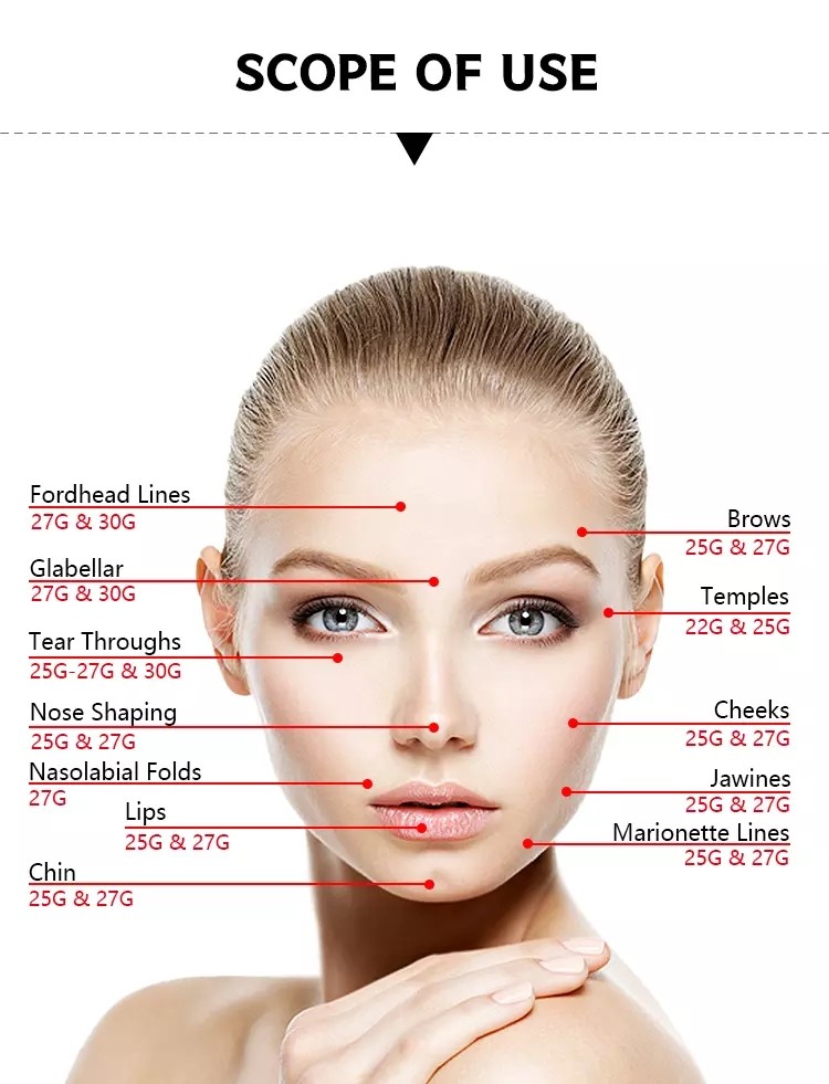 Injectable Hyaluronic Acid Gel For Wrinkles Knee Injections Eyes Wrinkles Neck Lines