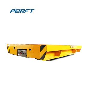 Quality Yellow Battery Heavy Loads Electric Transport Vehicle Flat Carriage 20T wholesale