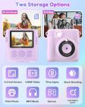 Children Sticker Mini Inkless Printer Instant Camera Portable 57X25mm
