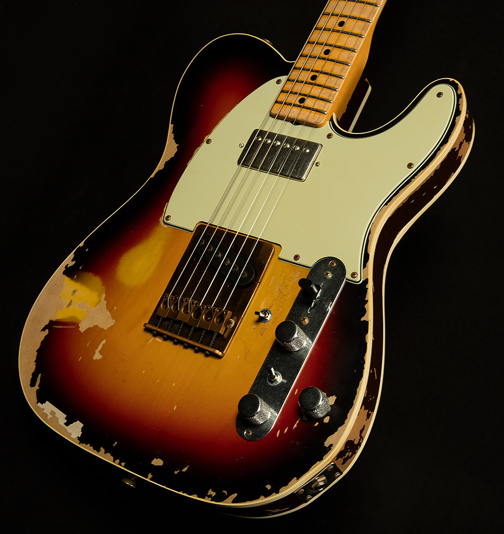 Custom Shop handmade Limited Edition relic version Tele Electric Guitar,Sunburst make old tl guitar