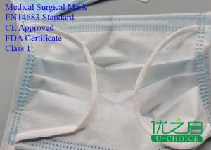 Quality FDA Disposable Surgical Medical Mask - EN14683 CE Certificate wholesale