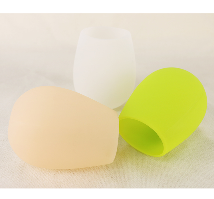 Panton Color Silicone Water Cup BPA Free No Handle No Lid For Wine Beer