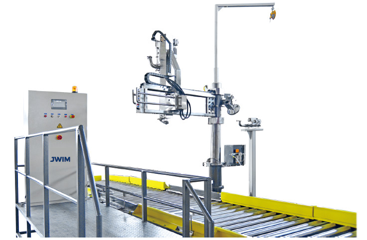 Agrochemical Formulation 200-1000L Ton Drum Filling Machine 0.6-0.8MPa