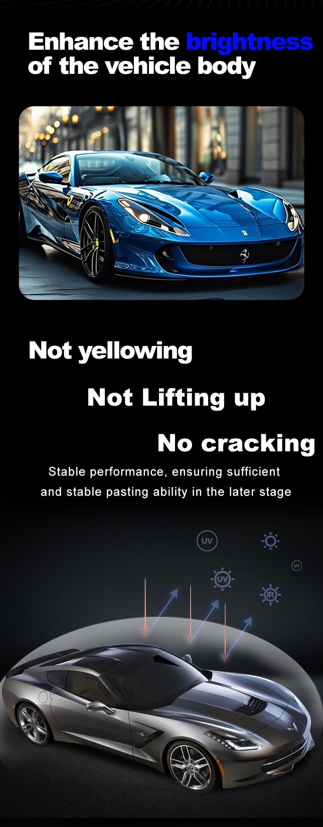 5 Feet Car TPU PPF Film With Excellent Scratch Resistance