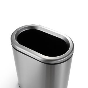 Quality 12L Anti Smudge Stainless Steel Bathroom Trash Can wholesale