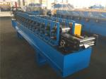 5.5KW Door Frame Roll Forming Machine Wire Electrode Cutting By Chain