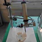 Industrial Glue Dispensing Machine Round Automated Glue Dispensing Systems 150W