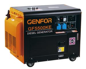 Quality 7KW Silent Diesel Generator 100% Standard Power Output Genset Powered Machine wholesale