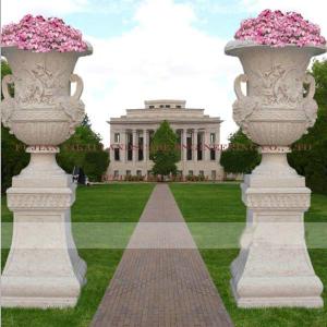 Quality Marble Stone Flowerpot Granite Stone Planter (YKFP-31) wholesale