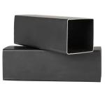 Carbon Black Iron Painted Surface Seamless Pipe Section 75x35 Carbon Steel