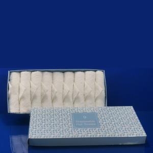 Quality Hot airline cotton disposable oshibori towel wholesale