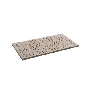 Quality 12mm Thickness Acoustic Wood Ceiling Panels Noise Absorbing Ceiling Tiles Flat Edge wholesale