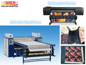 Quality 2.5m Roller Style Textile Calender Machine Sublimation Printing wholesale