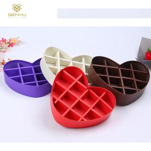 Quality Custom Luxury Lid Base CMYK Heart Shaped Paper Box wholesale