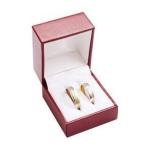 Double Rings Jewelry Plastic Box Long Lifetime Wedding Engagement Set