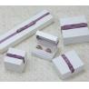 Buy cheap Fashion PU Paper Plastic Jewelry Gift Box With Bow Customized from wholesalers