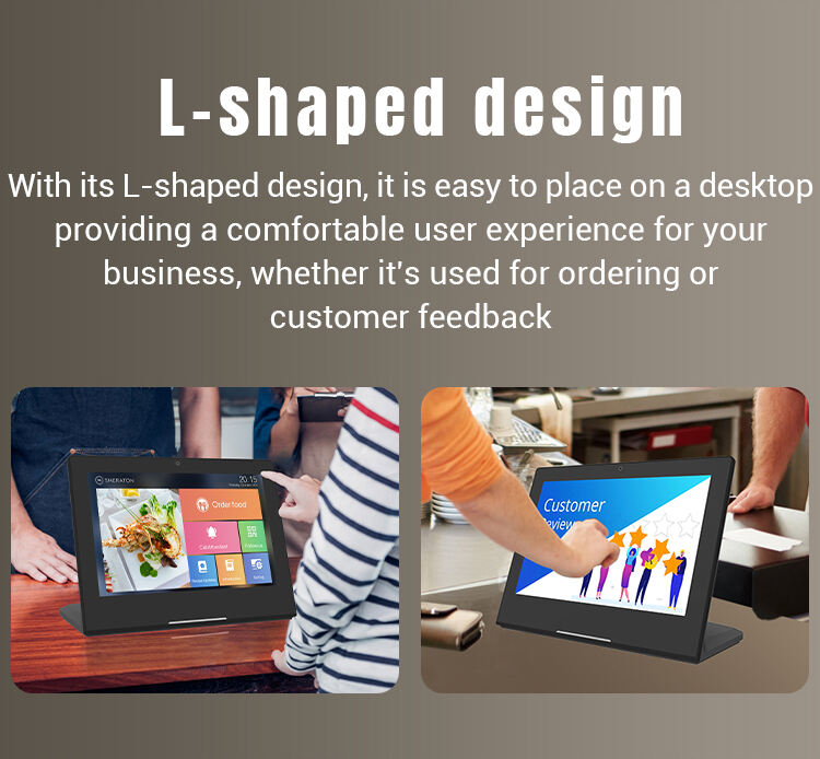 173 inch restaurant ordering tablet with rk3566 processor poe nfc 1080p hd resolution 10 point touch android 11  l shaped design for efficient self service ordering-5