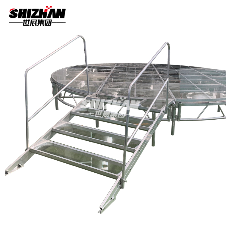 aluminium Easy assemble acrylic platform wedding stage