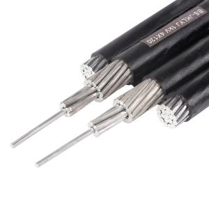 Quality XLPE Jacket ACSR 1kv 10kv 35kv Overhead Aluminum Conductor Stranded Wire Power Cables wholesale