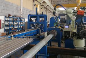 Quality 350mm 2000mm Automatic Robotic Welding Machine For Light Pole wholesale