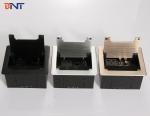 BNT universal usb flip power Cable cubby brush with RCA brush flip up desk