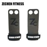 2.25Mm 2 Hole CrossFit Hand Grips Support Grey Microfiber Leather Pull Up