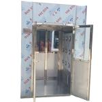 2 Person 2 Sides Stainless Steel Air Shower Cabin with Automatic Door and 3000W