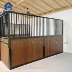 Permanent Elegant Economic Bamboo Wood Galvanized Horse Stables Stall Sliding